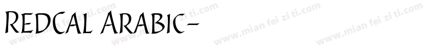 RedCal Arabic字体转换